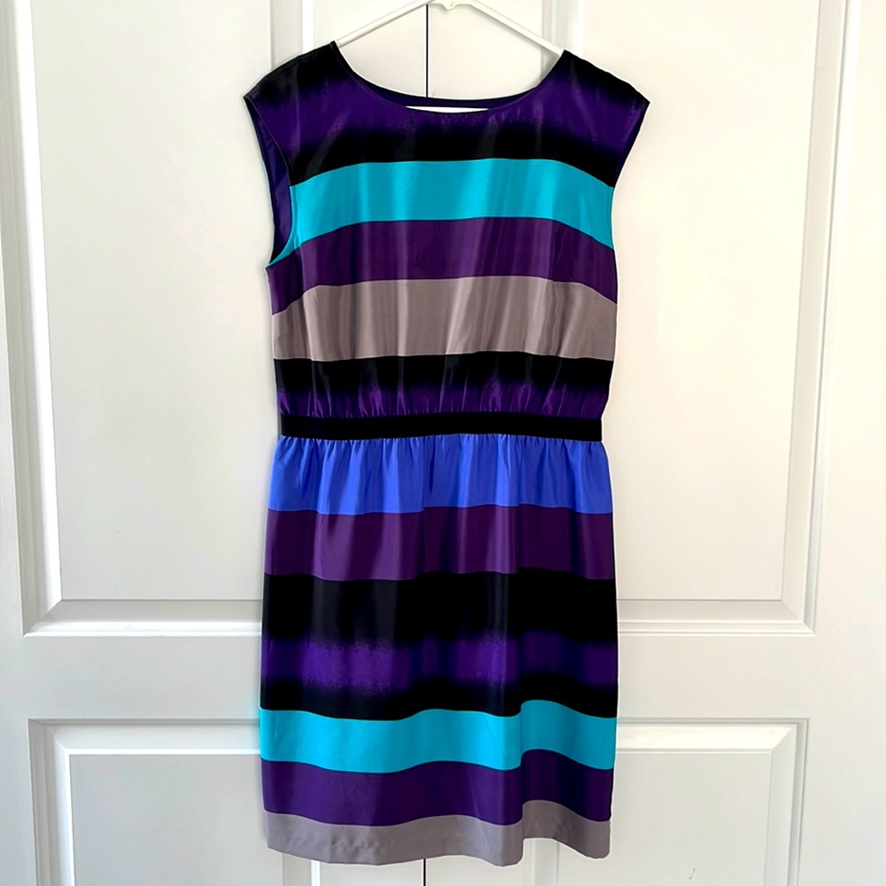 LOFT striped sleeveless dress.